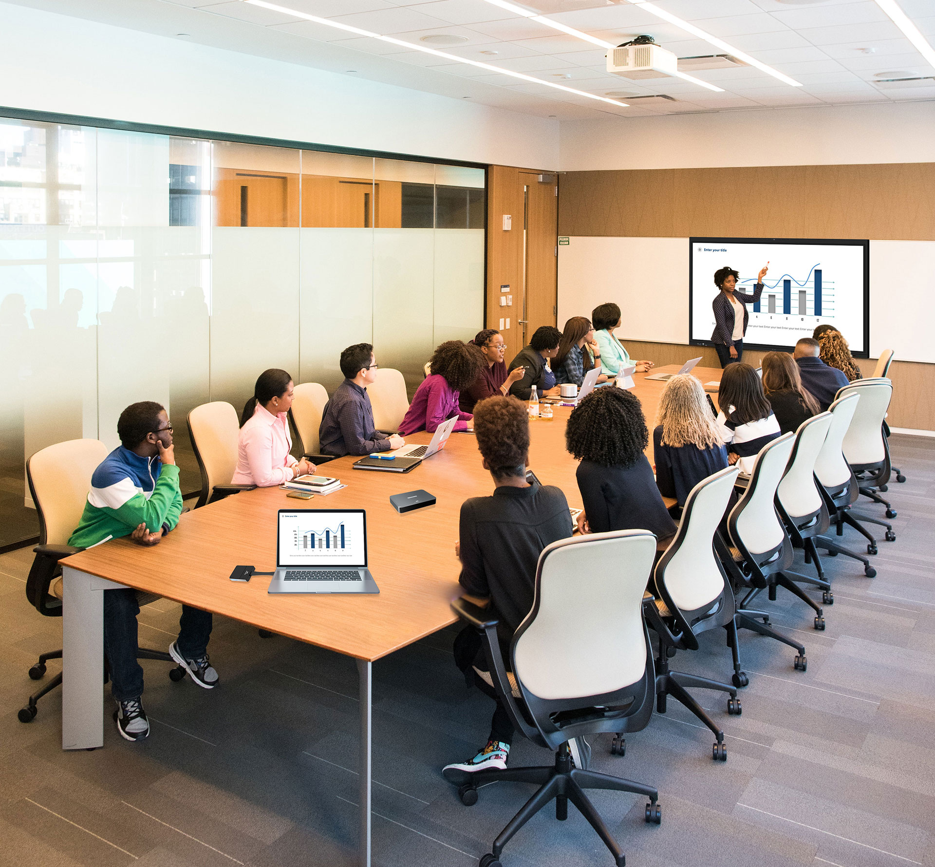 Transforming Meetings with a Large Interactive Display